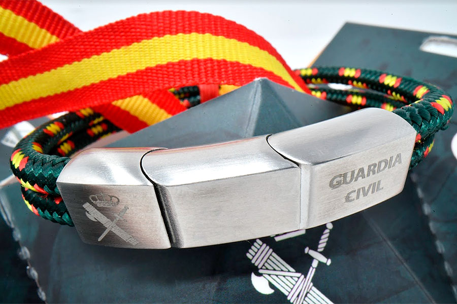 PULSERA GUARDIA CIVIL - ESPAÑA- P1313 : : Productos Handmade